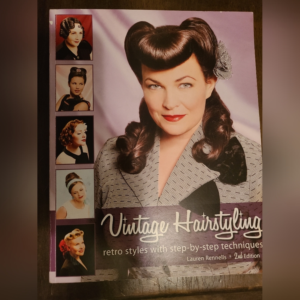 Vintage hair styling book